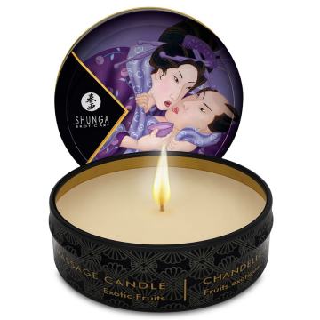 SHUNGA - MINI CARESS SWIECA DO MASAZU EGZOTYCZNE OWOCE 30 ML