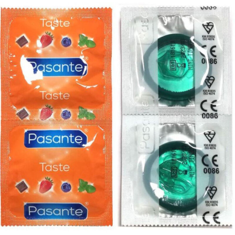 Vue 1 de Préservatifs Saveur Menthe Sac 144 Unités
