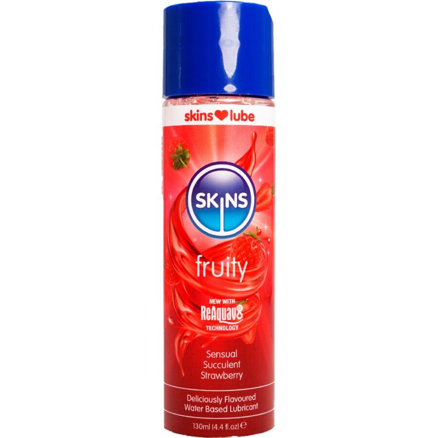 Fruity Lubricante Base de Agua Fresa 130 Ml