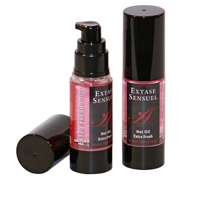 Vista 1 de Aceite Masaje Efecto Extra Fresh Fresa 30 Ml