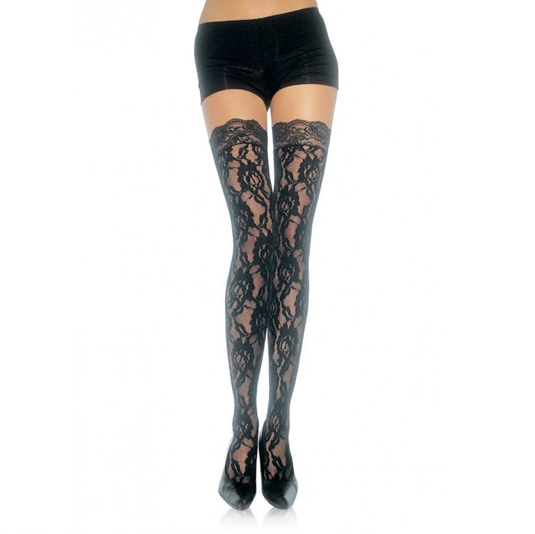 Leg Avenue - Calze In Pizzo Floreale