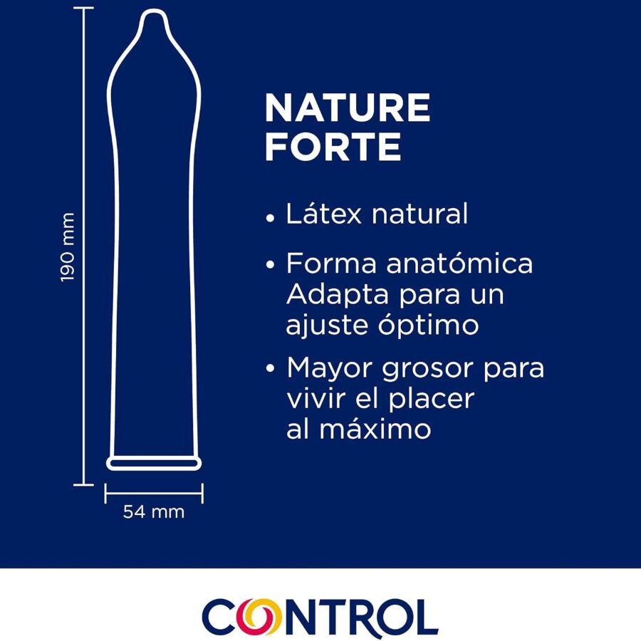 Vista 2 de Control - Preservativos Nature Forte 144 Unidades