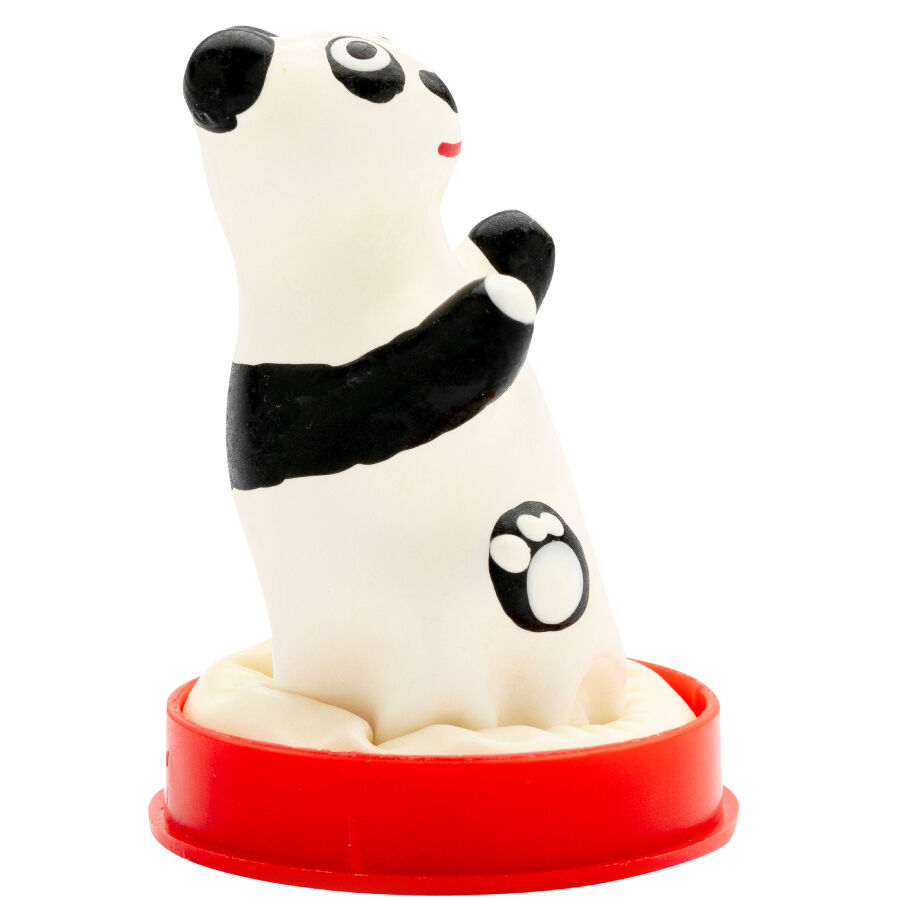 Vista 2 de Preservativo Decorativo Pintado a Mano Panda Modelo 1