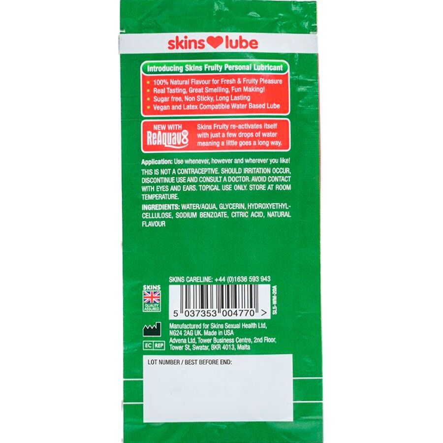 Ansicht 2 von Fruchtiges, Wasserbasis-Glätter Wassermelone, Einzeldosierung 5 Ml