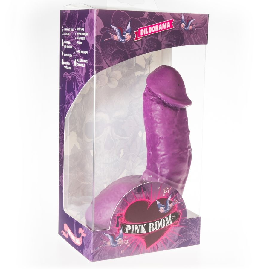 Ansicht 2 von Elian Realistischer Dildo Lila 17,5 Cm