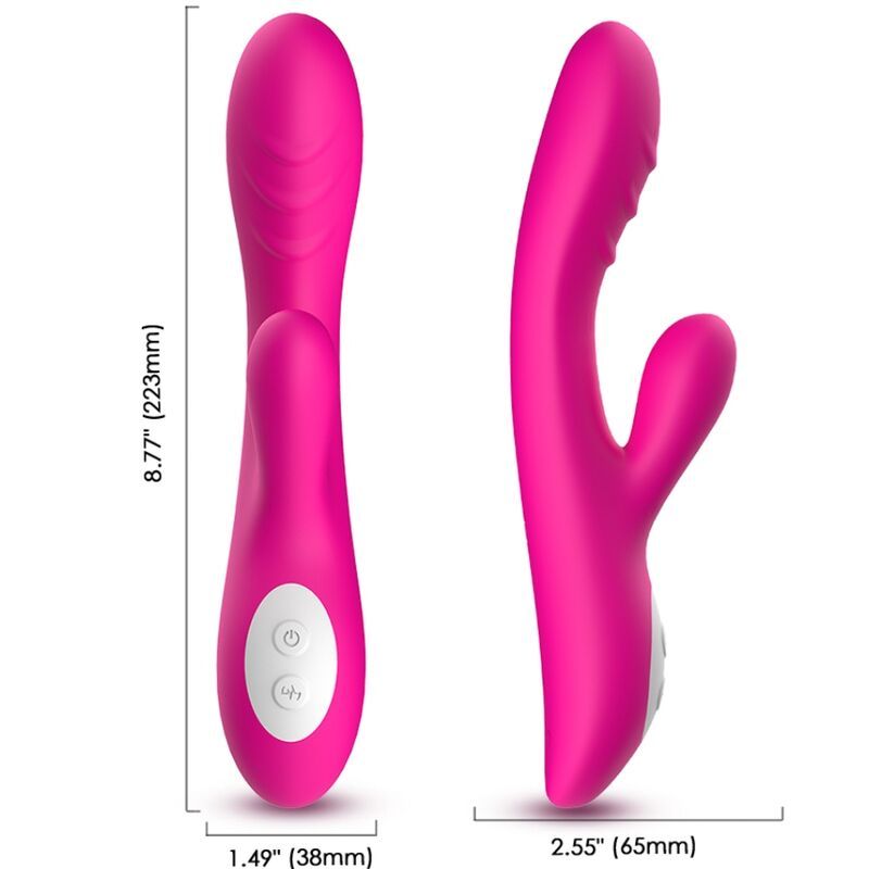 Vista 2 de Armony - Spark Vibrador Efecto Calor Fucsia