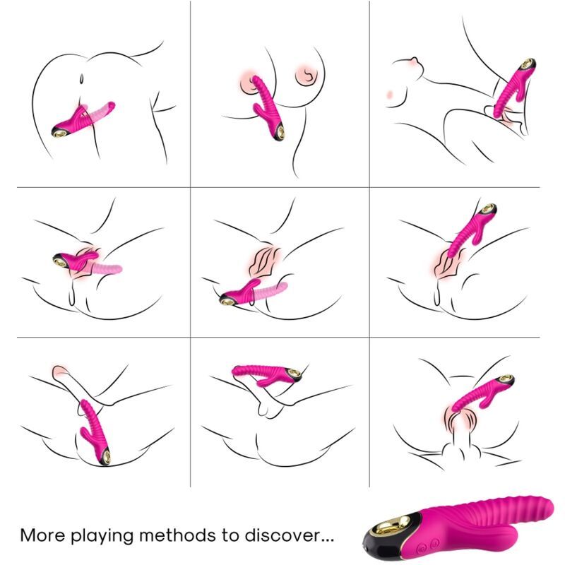 Vista 2 de Armony - Eternity Vibrador Silicona Fucsia