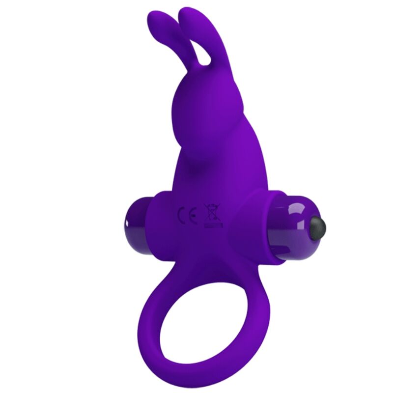 Ansicht 2 von Pretty Love - Vibratorring I Kaninchen Für Lila Penis