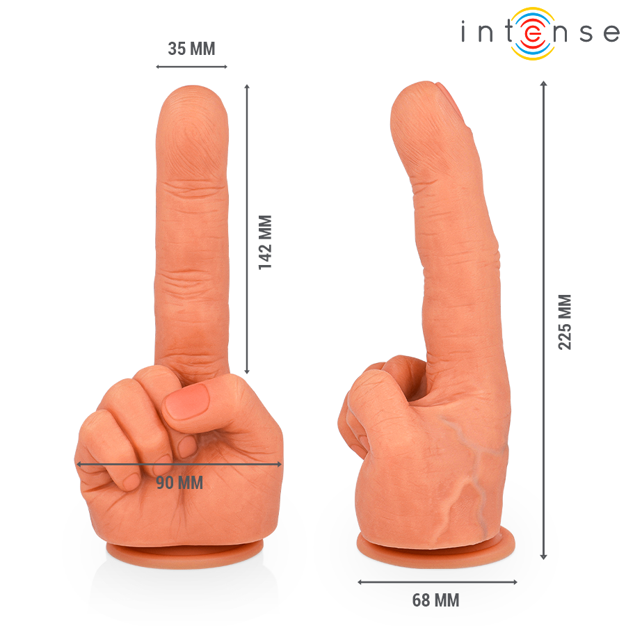Vista 2 de Intense - Hubert Estimulador Punto·g Mano Flexible 14,2 Cm