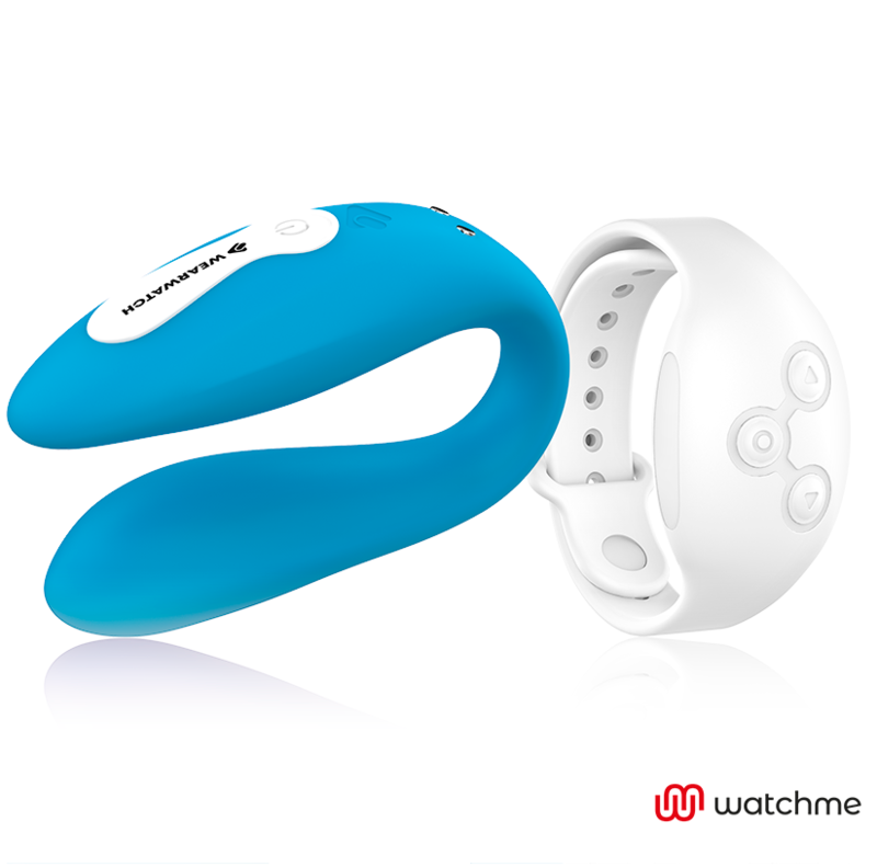 Vista 2 de Vibrador Dual Technology Watchme Añil/Níveo
