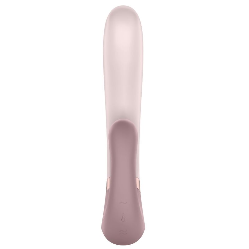 Vue 2 de Satisfyer - Application Heat Wave Vibrateur Blanc