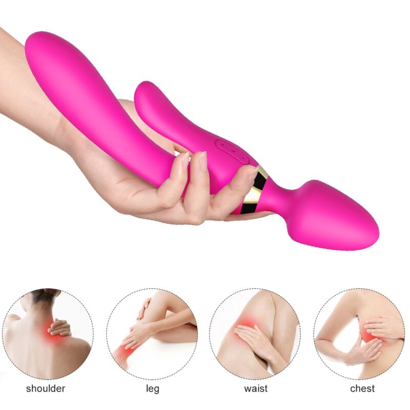 Vista 2 de Armony - Masajeador & Vibrador Rabbit Fucsia