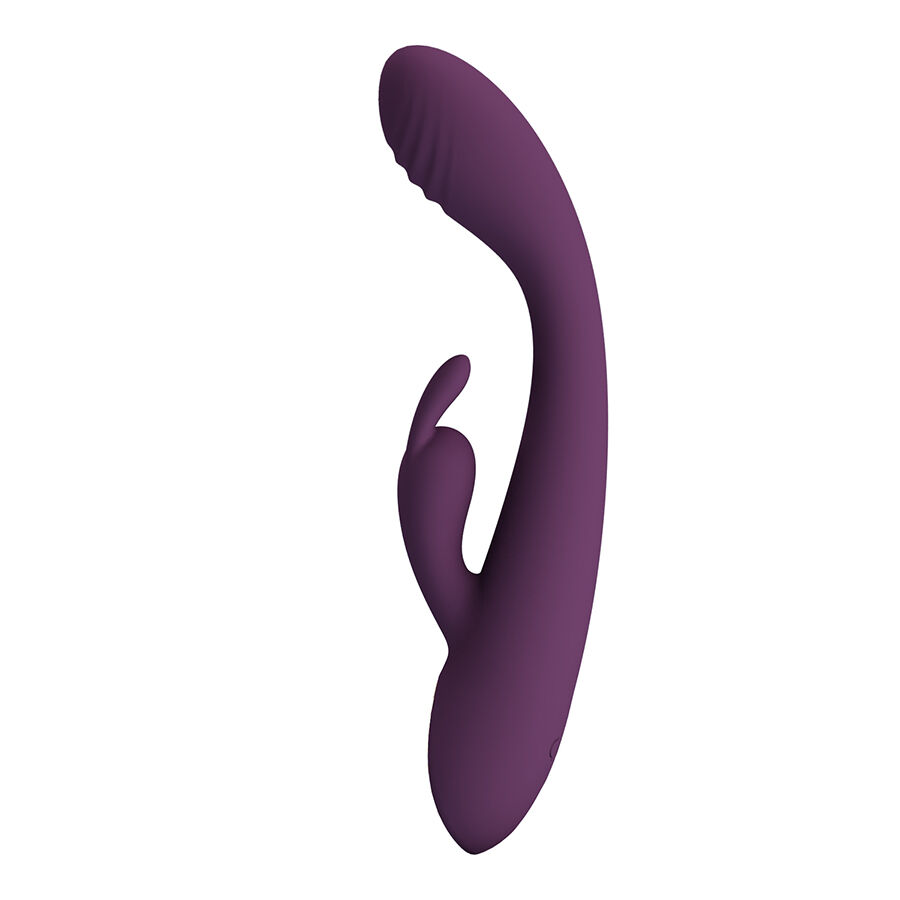 Vista 2 de Pretty Love - Emma Vibrador Roxo Rabbit Com Estimulador