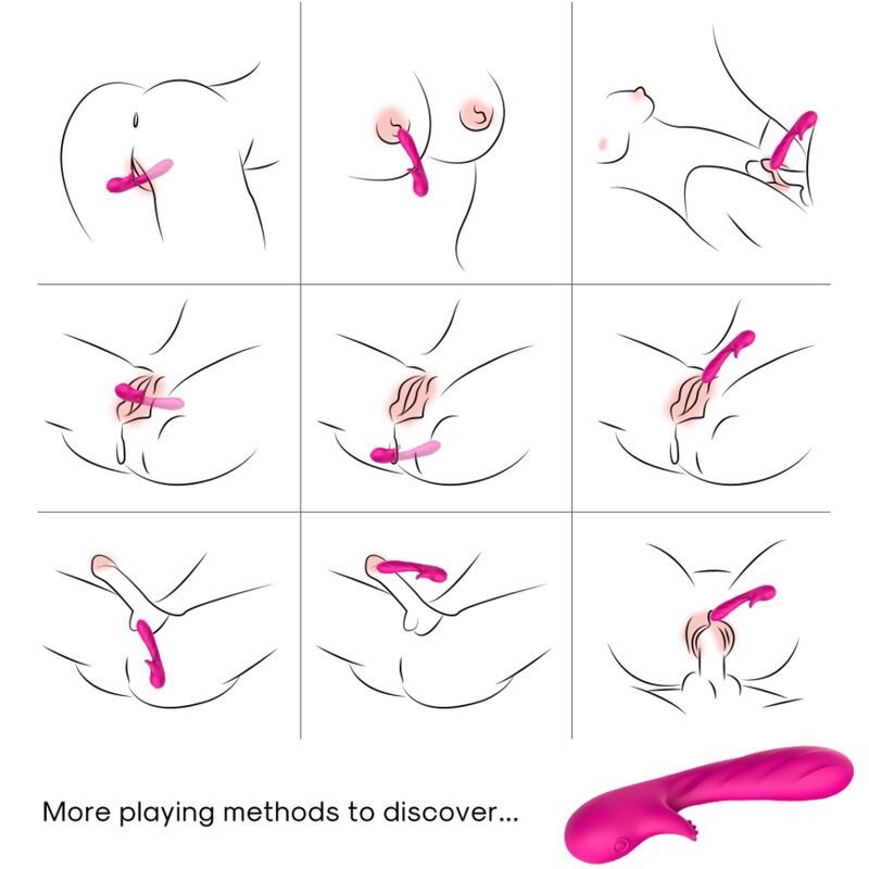 Ansicht 2 von Armony - Romance Vibrator Mit Stimulator Fuchsia
