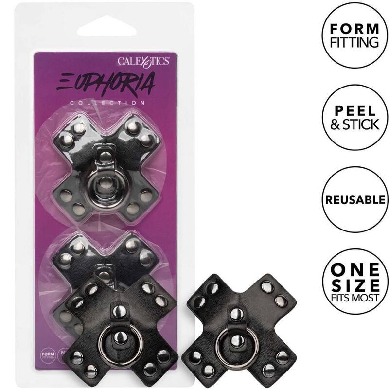 Vista 2 de Euphoria Pezoneras Junta Tórica Negro