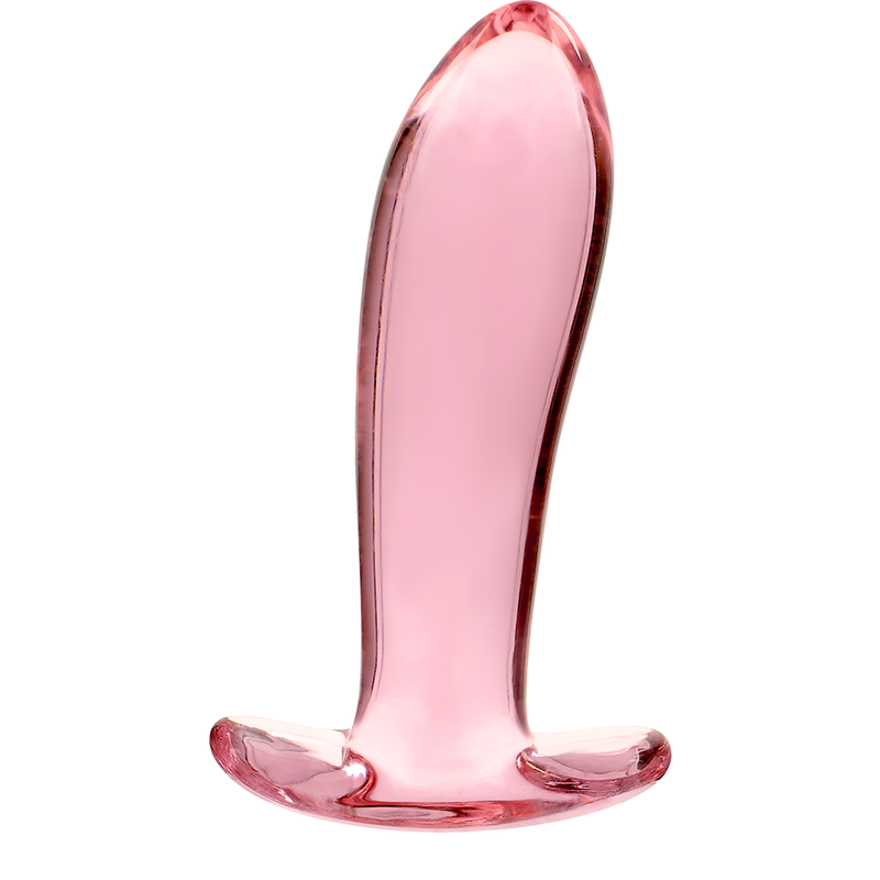Vista 12 di Modello 5 Plug Anale Vetro Borosilicato Rosa 12.5 Cm -o- 3.5 Cm