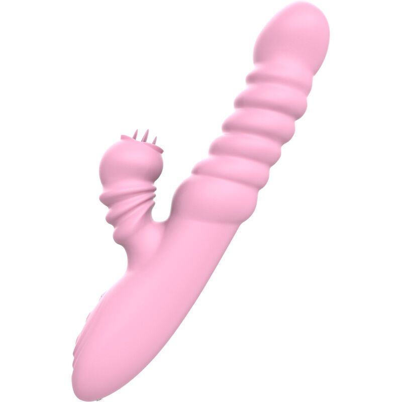 Vista 3 de Armony - Vibrador Multifuncion con Lengua Estimuladora Efecto Calor Rosa