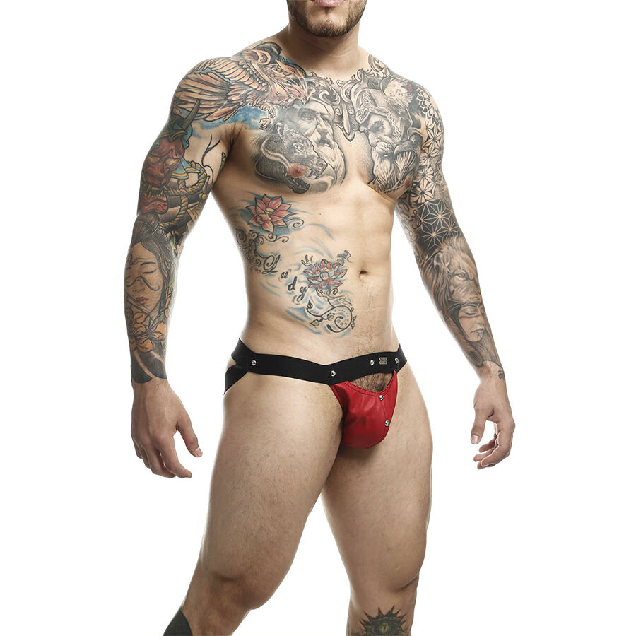 Vista 3 de Dngeon Jockstrap Deportista Rojo Talla Única