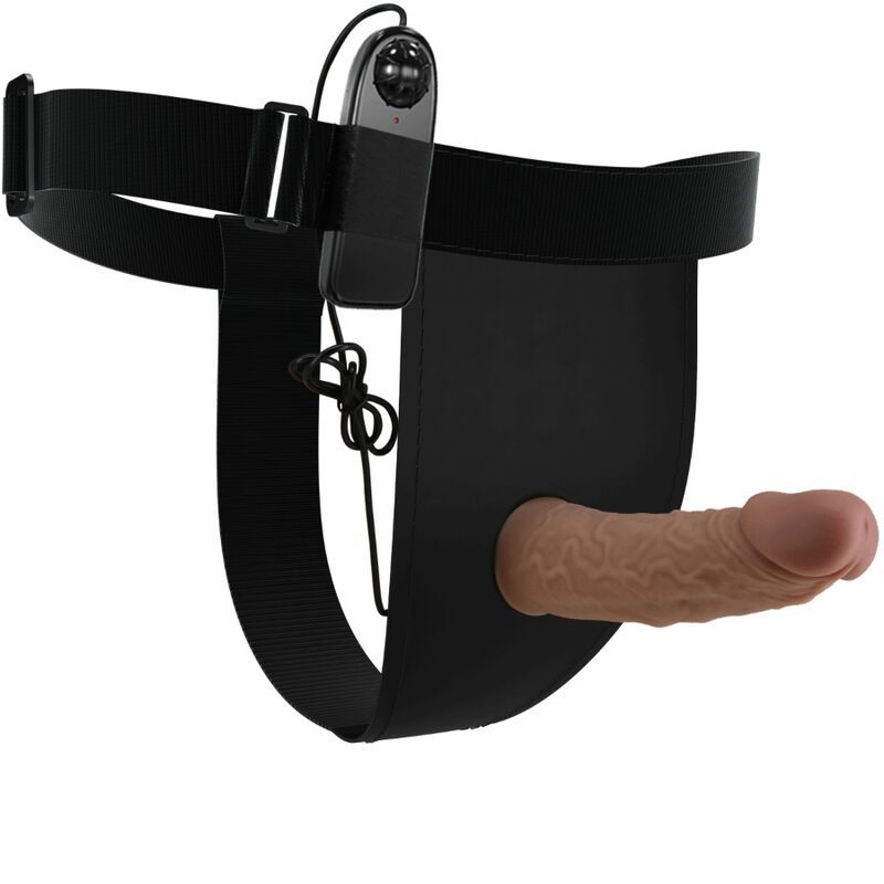 Vista 3 de Pretty Love - Harness Briefs con Vibración Dildo Incluido