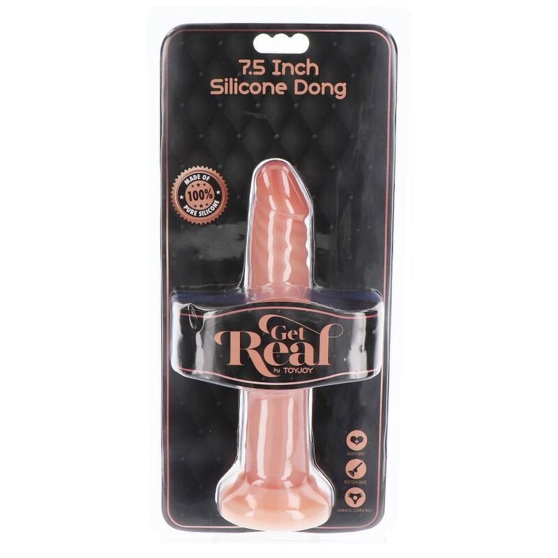Vista 3 de Dong Silicona 19 Cm Natural