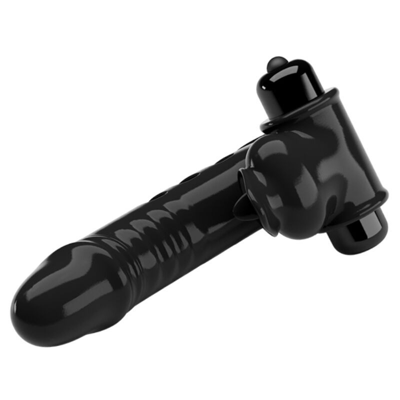 Ansicht 3 von Pretty Love - Corbin Schwarze Vibrator-Fingerabdeckung