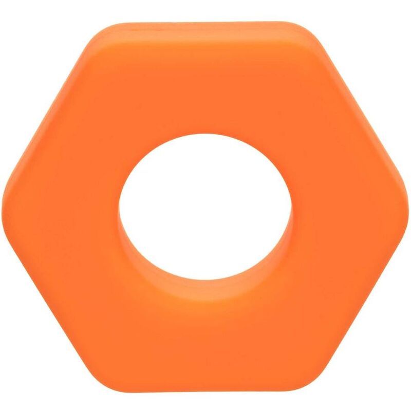 Ansicht 3 von Alpha Prolong Sexagon Ring Orange