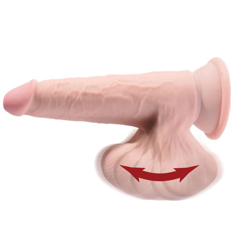 Ansicht 3 von Plus 3D Dildo Swinging Balls 12.7 Cm