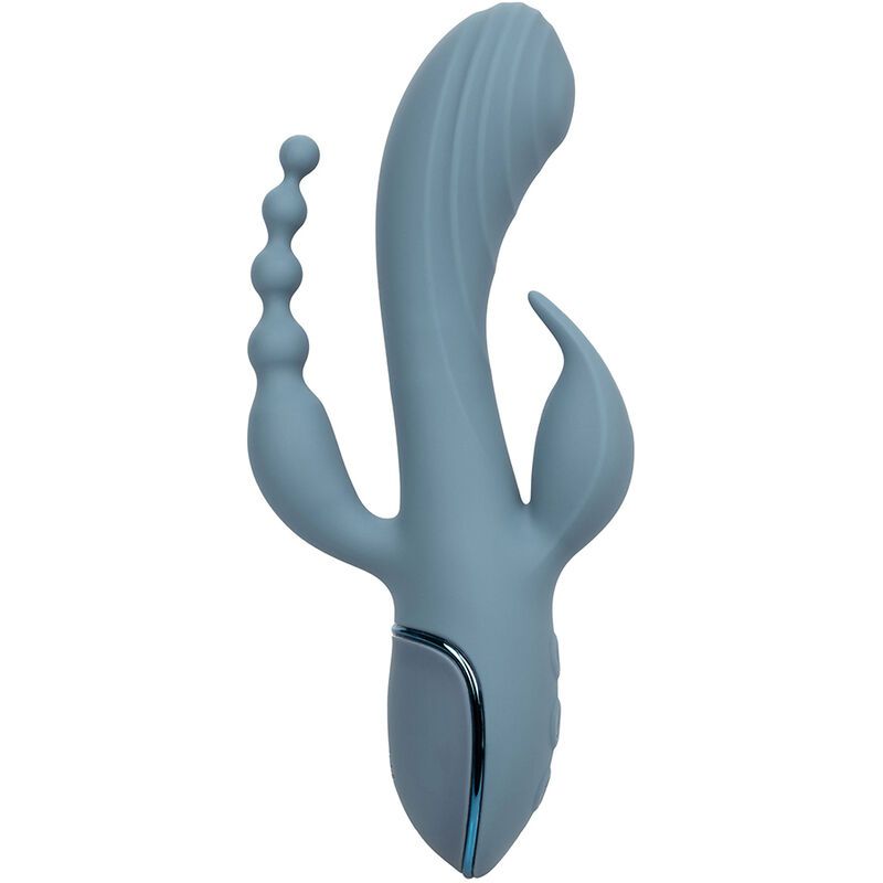 Vista 3 di Vibratore Triple Ecstasy Grigio