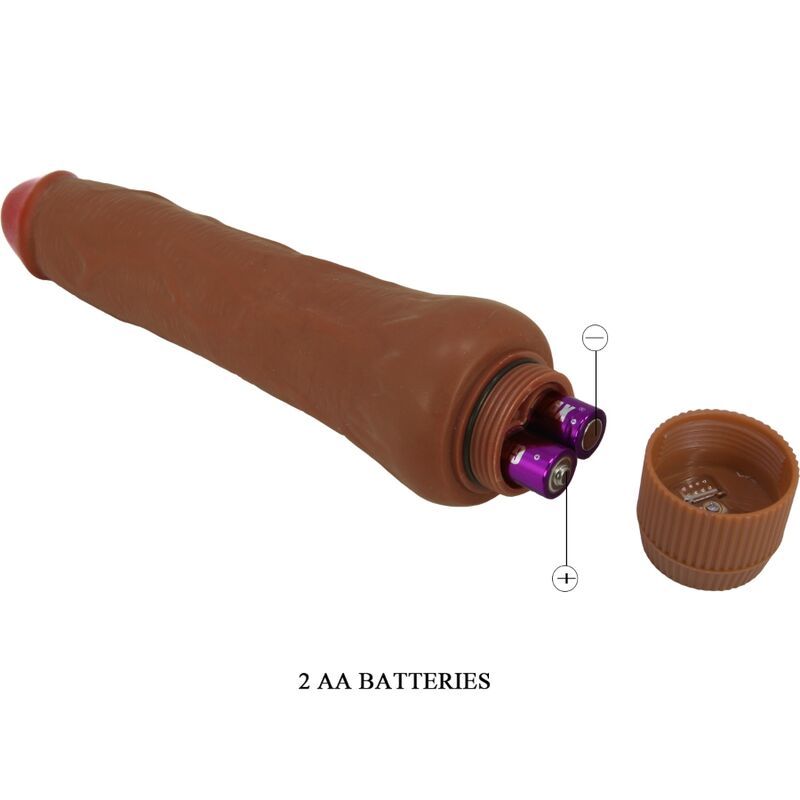Vista 3 de Dryad Vibrador Realístico 25 Cm Mulato