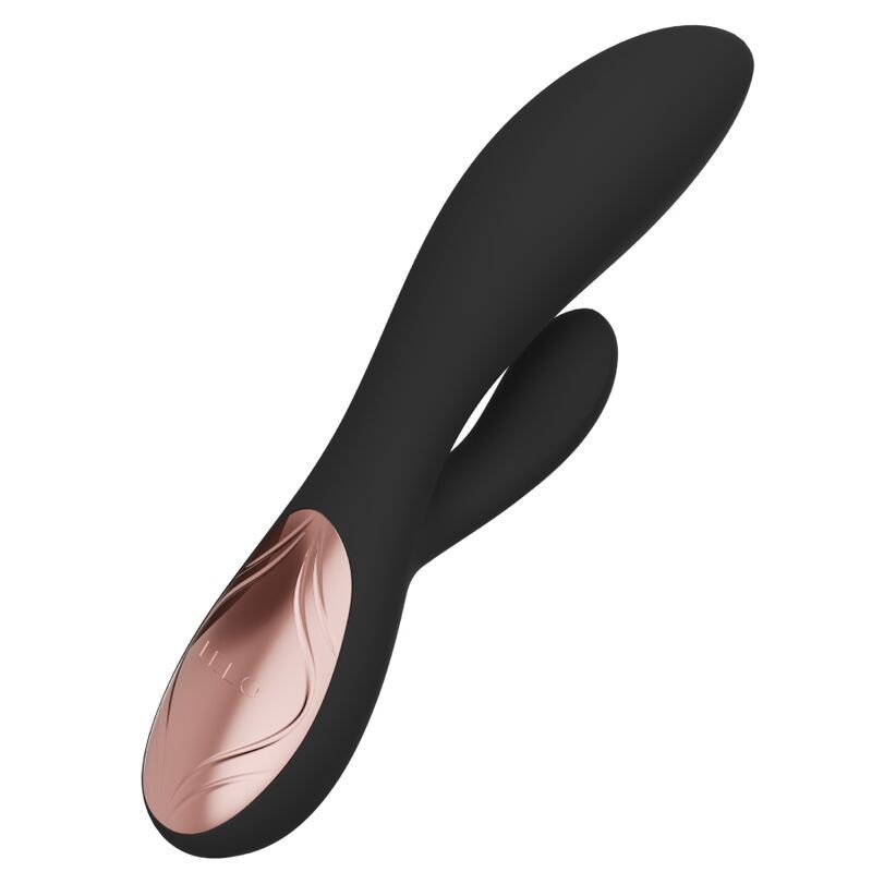 Vista 3 de Ina Thrust Vibrador Rabbit con Empuje Negro