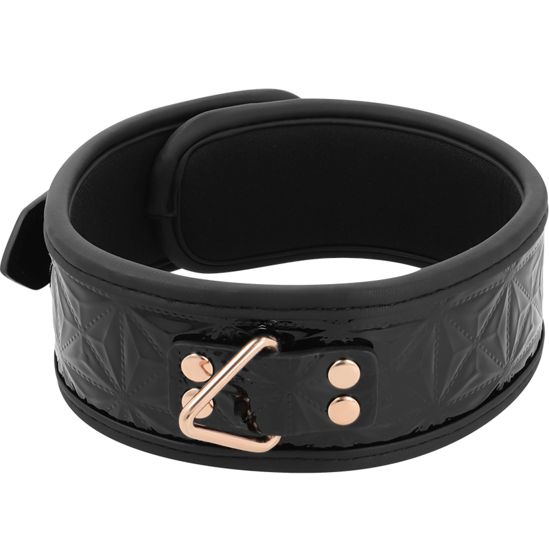Vista 3 de Begme - Black Edition Premium Colar de Couro Vegan