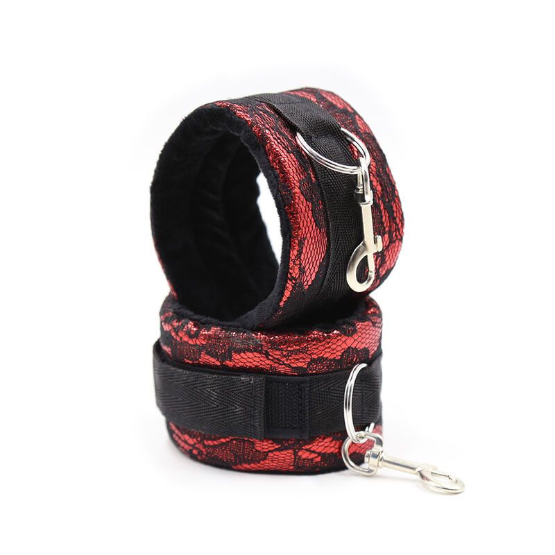 Vista 3 di Manette In Velluto con Nastro In Nylon