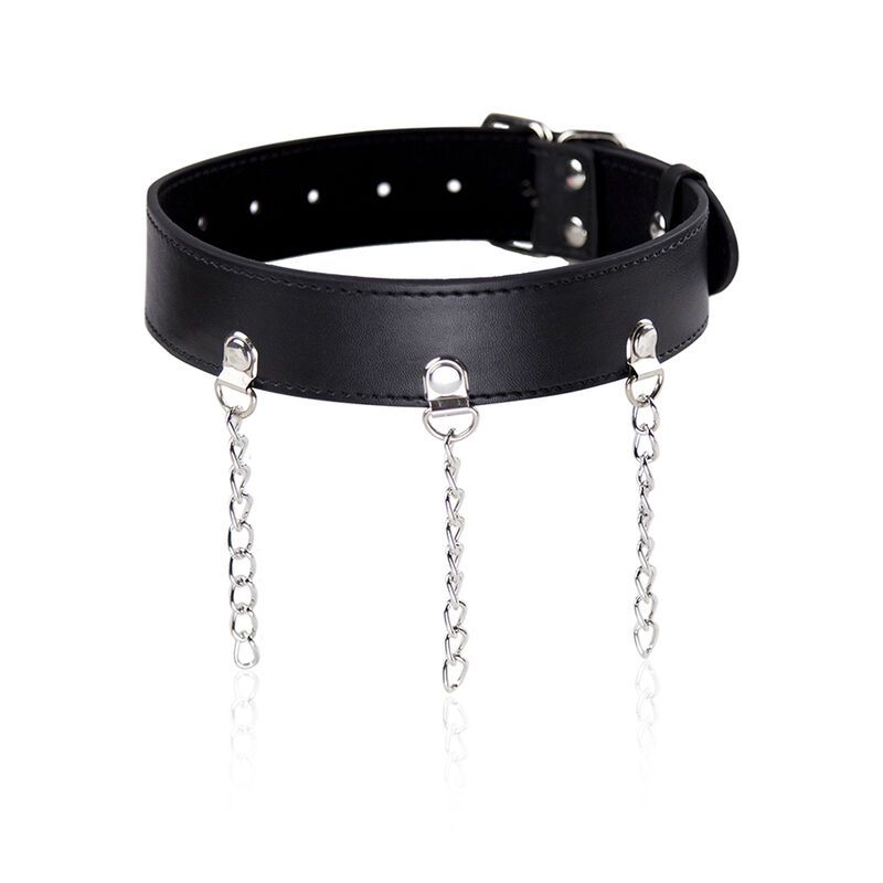 Vista 3 de Collar Fetish con Anillas