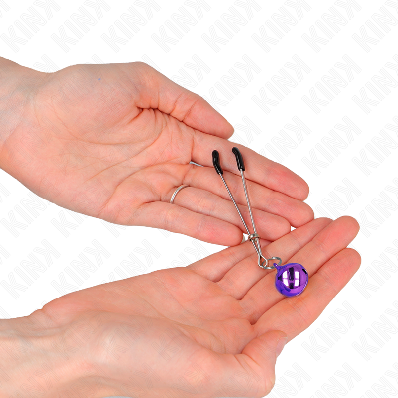 Vista 3 de Kink - Pinças de Bino Fina Roxo 7 Cm