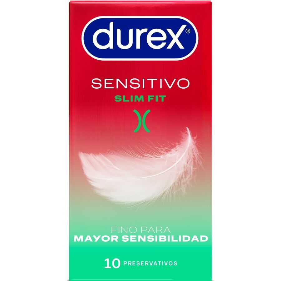 Vue 4 de Durex - Sensitivo Slim Fit 10 Unités