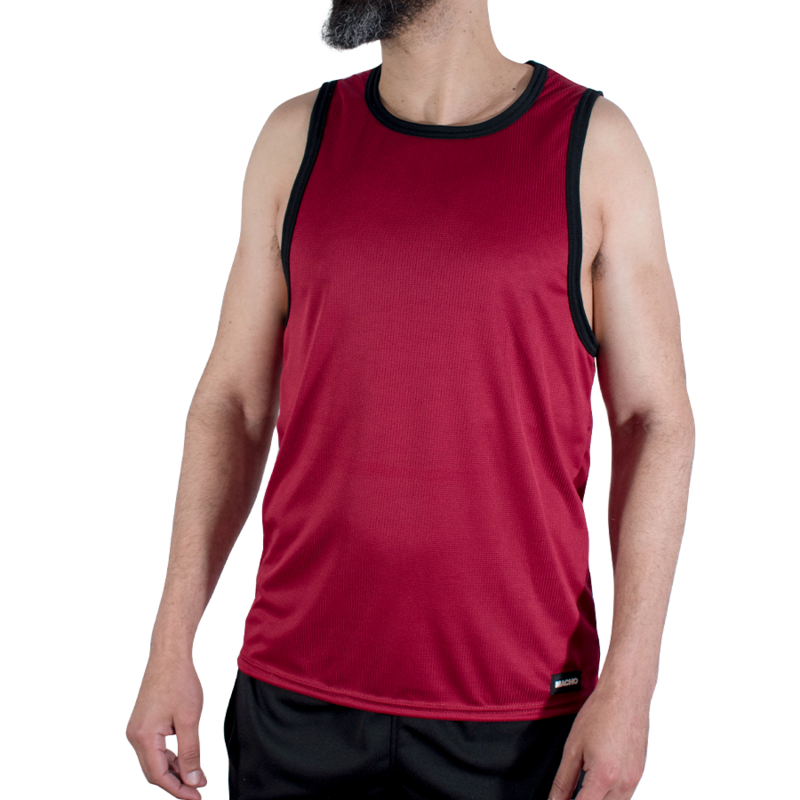 Vista 4 de Macho - Cmv003 Camiseta Gym Granate