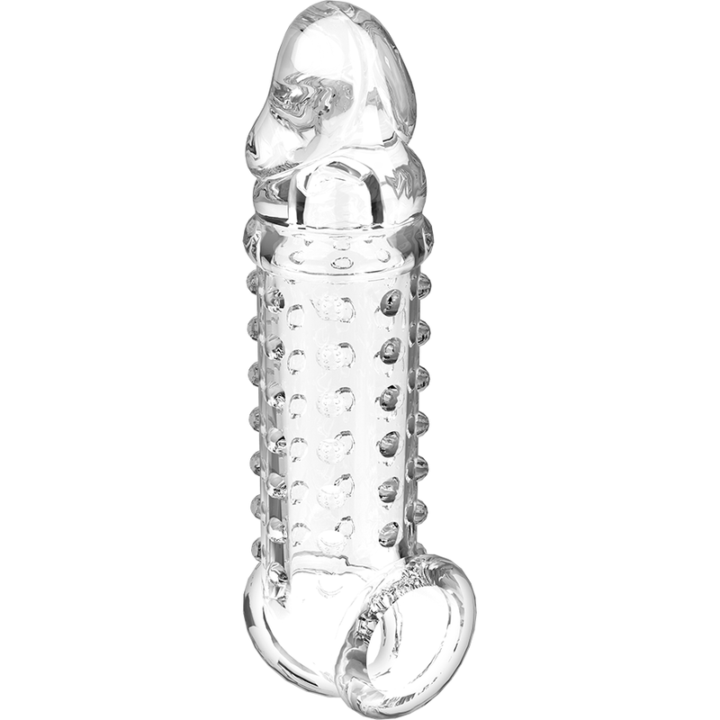 Vista 4 de Extensión y Funda de Pene V11 Transparente