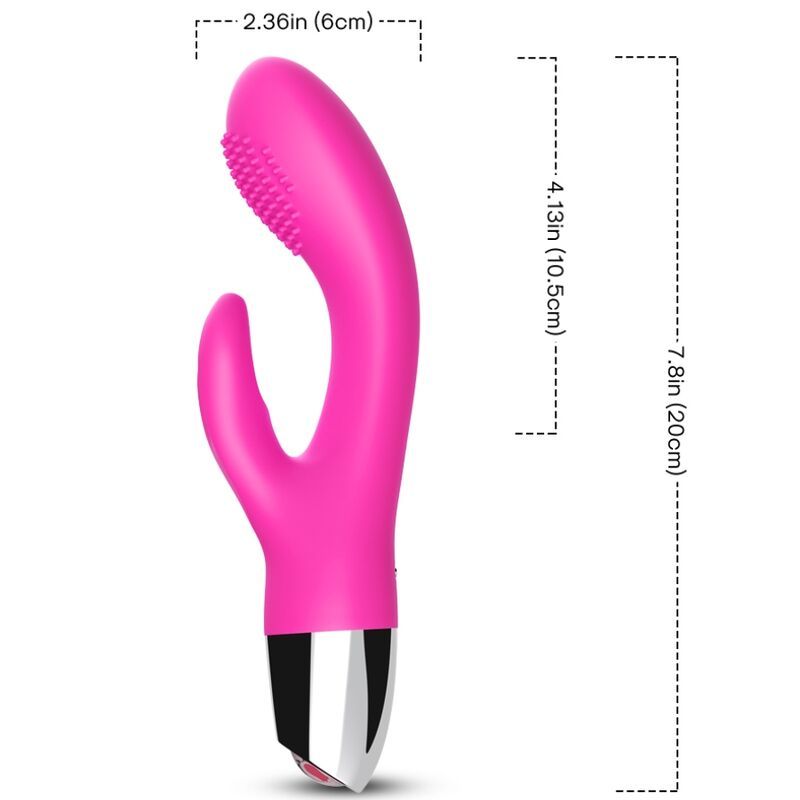 Vista 4 de Armony - Vibrador Rabbit Fucsia