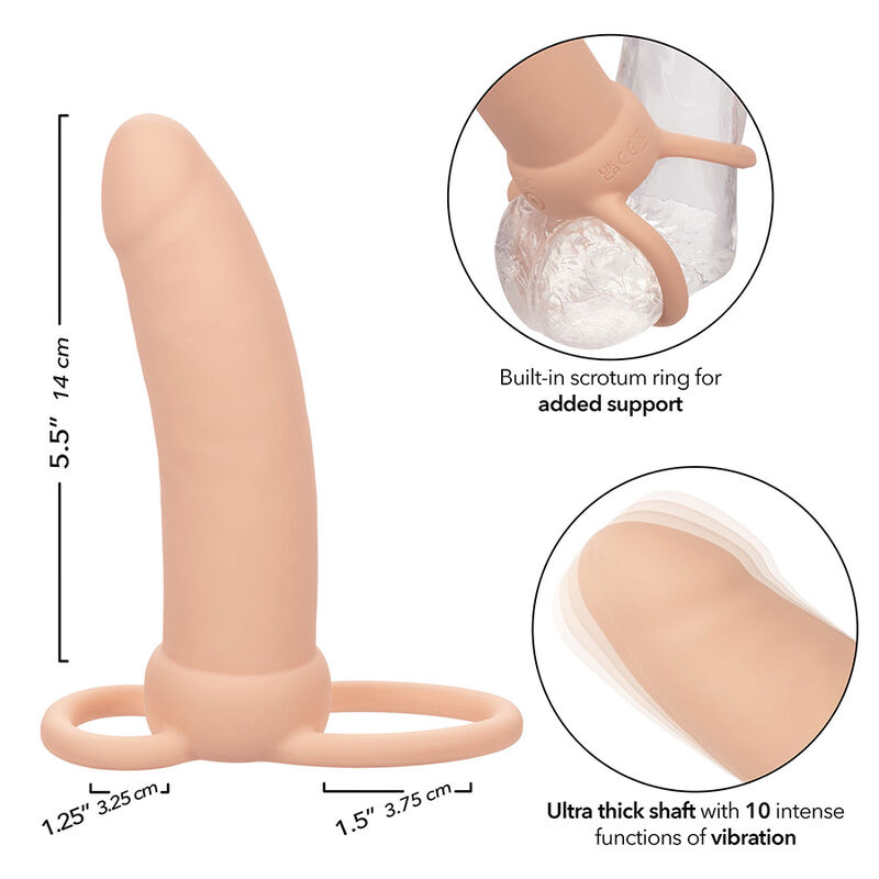 Ansicht 4 von Maxx Thick Dual Penetrator 10 Vibrationen Fleisch