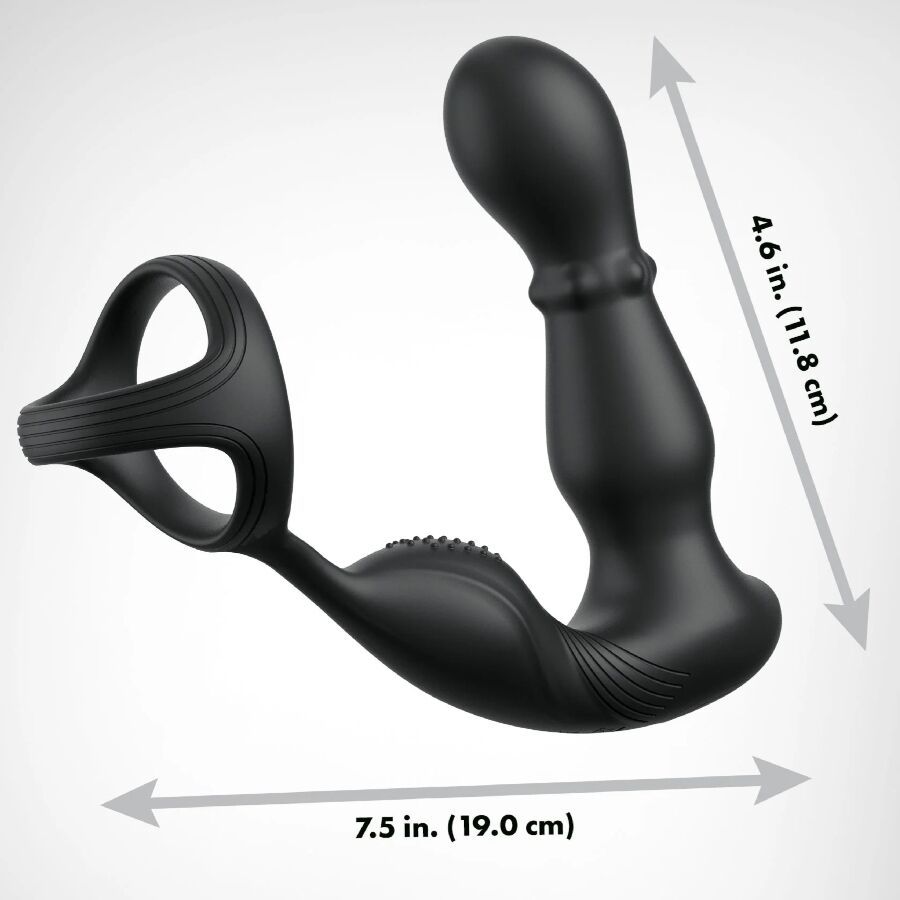 Ansicht 4 von Vibrierender Analring Und Massager Mit Fernbedienung