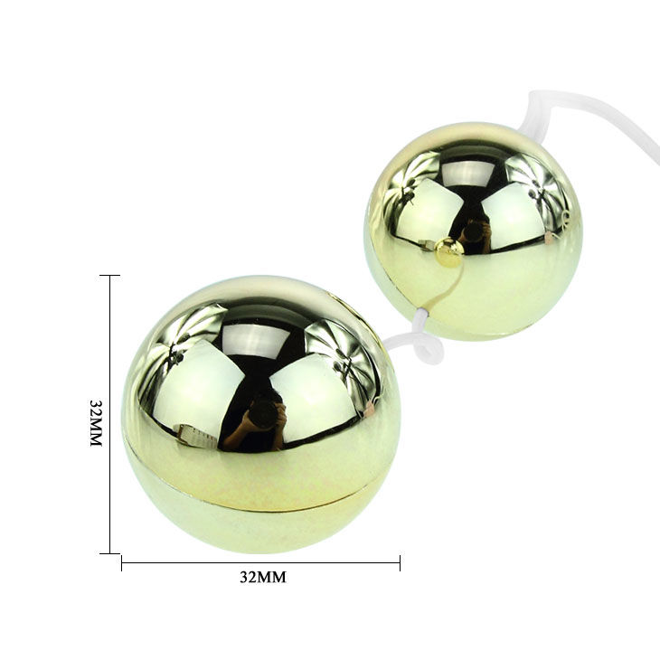 Ansicht 4 von Baile - Goldener Vibrator Mit Chinesischen Bllen