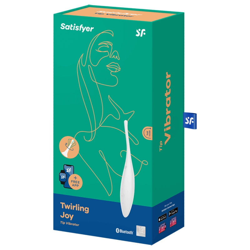 Vista 4 de Satisfyer - Twirling Joy Estimulador Clitoris Blanco