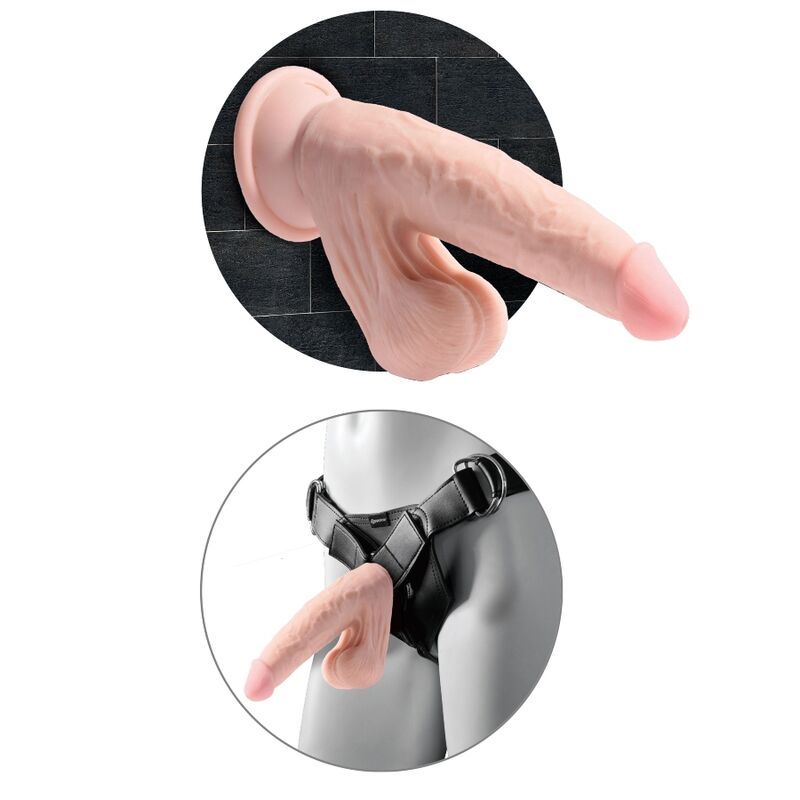 Ansicht 4 von Plus 3D Dildo Swinging Balls 12.7 Cm