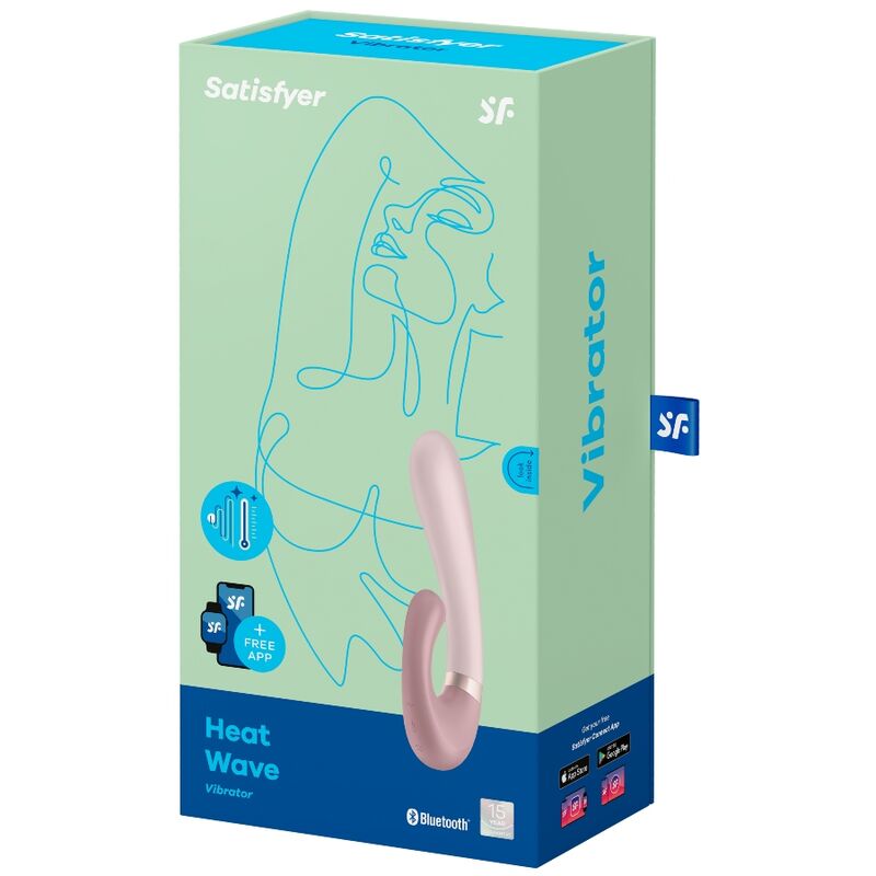 Vue 4 de Satisfyer - Application Heat Wave Vibrateur Blanc