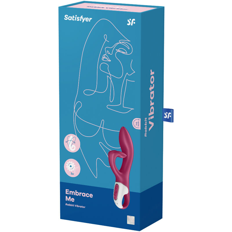 Vista 4 de Satisfyer - Embrace Me Vibrador Punto G Rojo