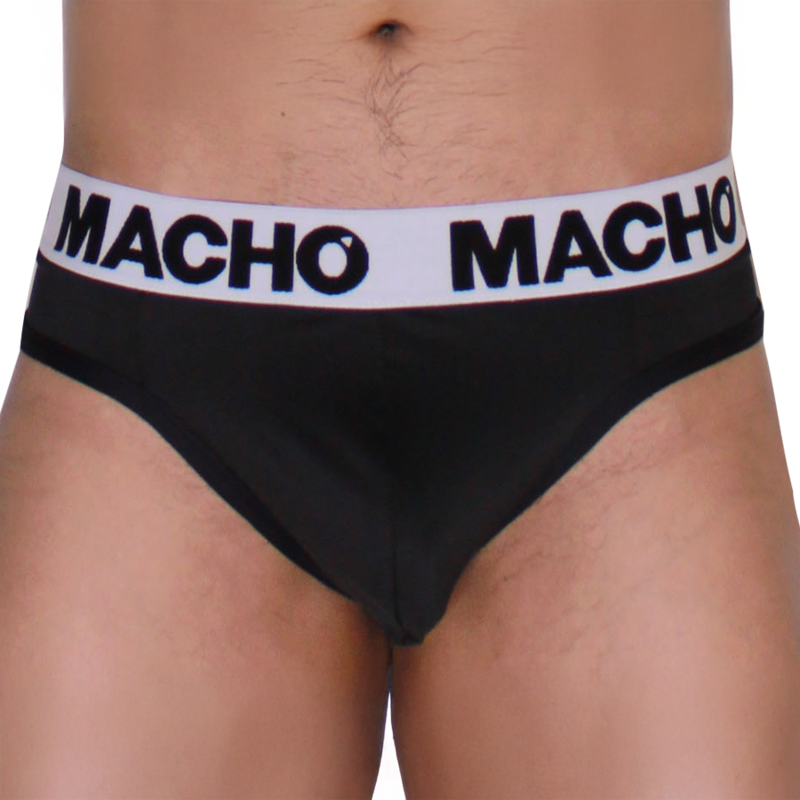Vista 4 de Macho - Mtg002 Calcinha Fio Dental Preta/Preta Tamanho