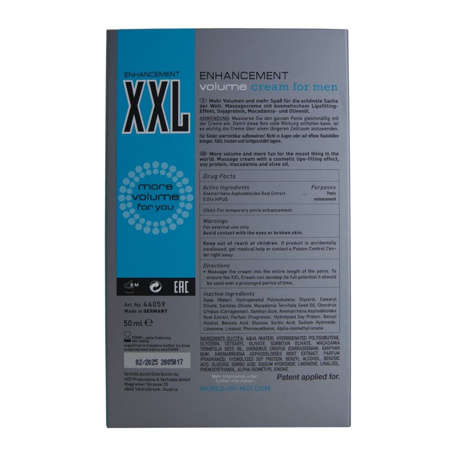 Vista 4 di Crema Essenziale Xxl Per Uomo 50 Ml