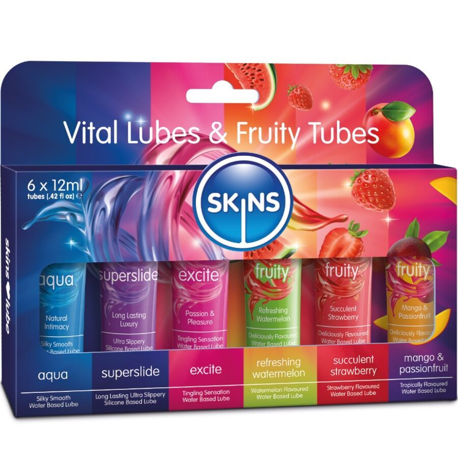 Vista 4 di KIT LUBRIFICANTI VITALI E FRUTTATI 6 x 12 ML