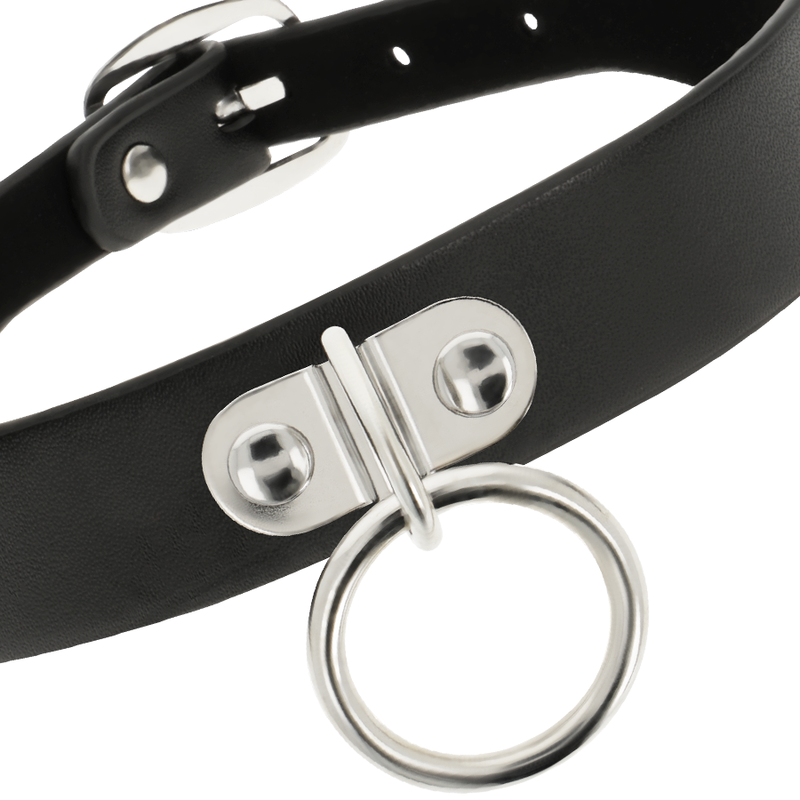 Vista 4 de Coquette Chic Desire - Collar Cuero Vegano Accesorio Woman Fetish
