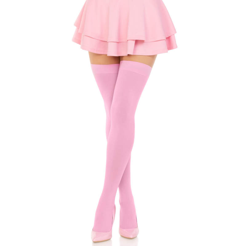 Vista 4 di Leg Avenue - Calzini In Nylon Rosa